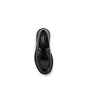 Black Calf Leather Bos Taurus Slip-On Loafers