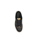 Black Calf Leather Bos Taurus Low Top Sneakers