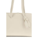 White Calf Leather Bos Taurus Shoulder Bag