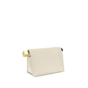 Cream Calf Leather Bos Taurus Clutch Bag