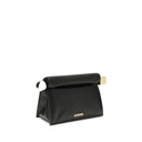 Black Calf Leather Bos Taurus Clutch Bag
