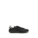 Black Rubber Athletic Sneakers