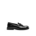 Black Calfskin Slip-On Loafers