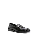 Black Calfskin Slip-On Loafers