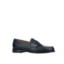 Black Calfskin Slip-On Loafers