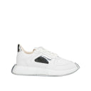 White Calfskin Chunky Sneakers