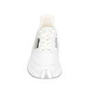 White Calfskin Chunky Sneakers