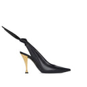Black Calfskin High Heel Pumps