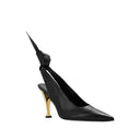Black Calfskin High Heel Pumps