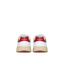 White Calfskin Low Top Sneakers