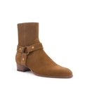 Brown Calfskin Ankle Boots