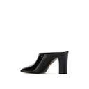 Black Calfskin Mules