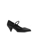 Black Calfskin High Heel Pumps