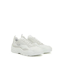 White Leather Chunky Sneakers