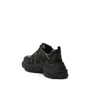 Black Calfskin Chunky Sneakers