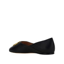 Black Calfskin Ballet Flats