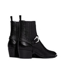 Black Calfskin Chelsea Boots