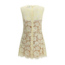 Bicolor Polyamide Casual Dress