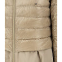 Beige Polyester Coat