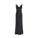 Multicolor Polyester Long Dress