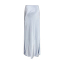 Light Blue Viscose Long Skirt