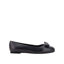 Black Calfskin Ballet Flats