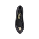 Black Calfskin Ballet Flats