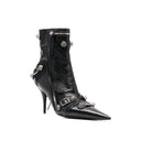 Black Lamb Leather Boots