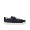 Blue Calfskin Low Top Sneakers