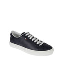 Blue Calfskin Low Top Sneakers