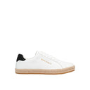 White Calfskin Platform Sneakers