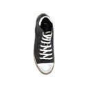 Black Calfskin High Top Sneakers