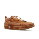 Brown Calfskin Platform Sneakers