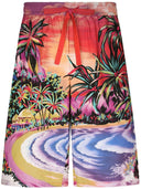 Dolce & Gabbana graphic-print bermuda shorts