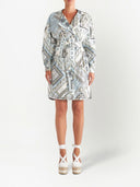 Etro Mix-print belted dress