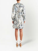 Etro Mix-print belted dress
