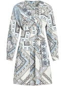 Etro Mix-print belted dress