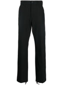 Alexander McQueen drawstring-hem Cotton Trousers