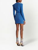 Balmain Button-detail knitted miniskirt