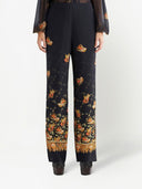 Etro Straight trousers with paisley print
