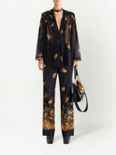Etro Straight trousers with paisley print
