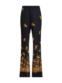 Etro Straight trousers with paisley print