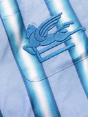 Etro Vertical-stripe long-sleeve shirt dress