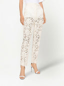 Dolce & Gabbana Floral lace trousers