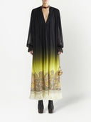 Etro Silk dress with paisley print and gradient effect