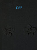 Vestido largo de cuello alto blanco roto