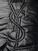 Дождевик с капюшоном с тиснённым логотипом Cassandre Saint Laurent