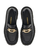 Ferragamo Gancini-buckle Leather Loafers