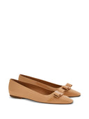 Ferragamo leather ballet flats with bow - Allure Absolue