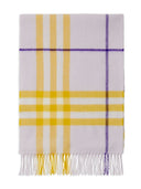 Burberry checked fringed-edge cashmere scarf